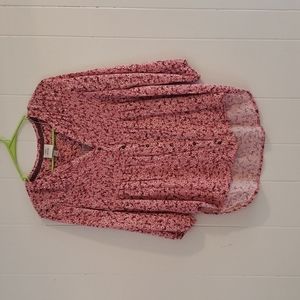 Women's Floral Blouse, Knox Rose. Size Small